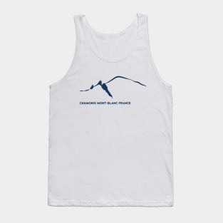 Chamonix Mont blanc and Aiguille du midi leewarddesign Tank Top